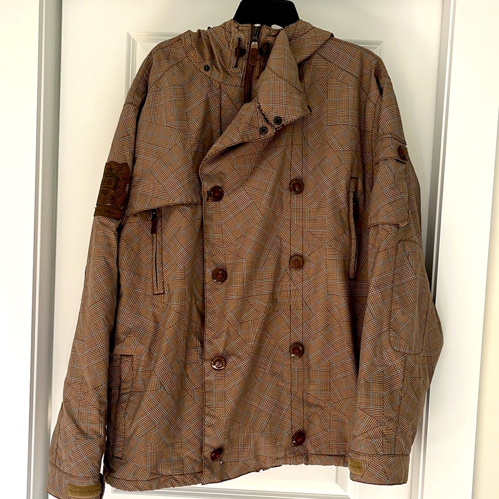 Burton Jacket Mens Brown Snowboard Ski The Shaun White Collection; Sz XL
